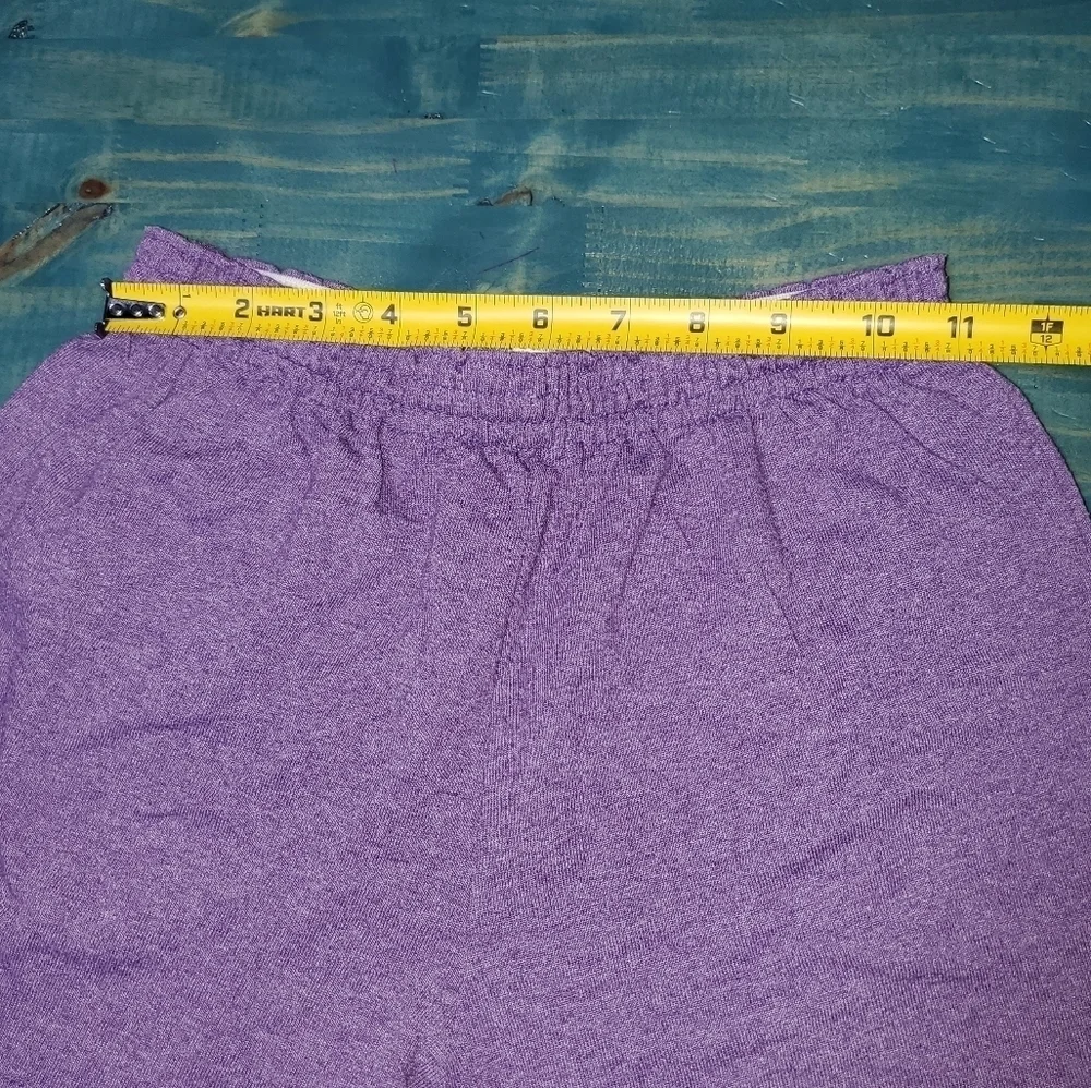 Soffe ATHLETIC SHORTS HEATHER PURPLE SMALL - Picture 2 of 5